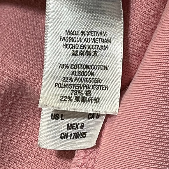 Juicy Couture Track Jacket Hooded Zip Up Size Large Pink Vintage Y2K 2000s - Picture 7 of 9